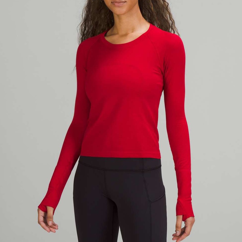 ❌SOLD❌ do not buy Lululemon Swiftly Tech Long Sleeve Shirt 2.0 *Race Length Dark